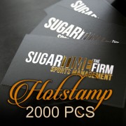 2000 PCS Hotstamp Business Card